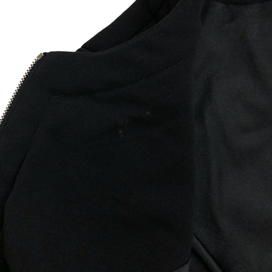 極美品◆フォクシーニューヨーク ノーカラージャケット ジップアップ ブラック レディース サイズ40 29379 FOXEY NEW YORK 【AFB16】