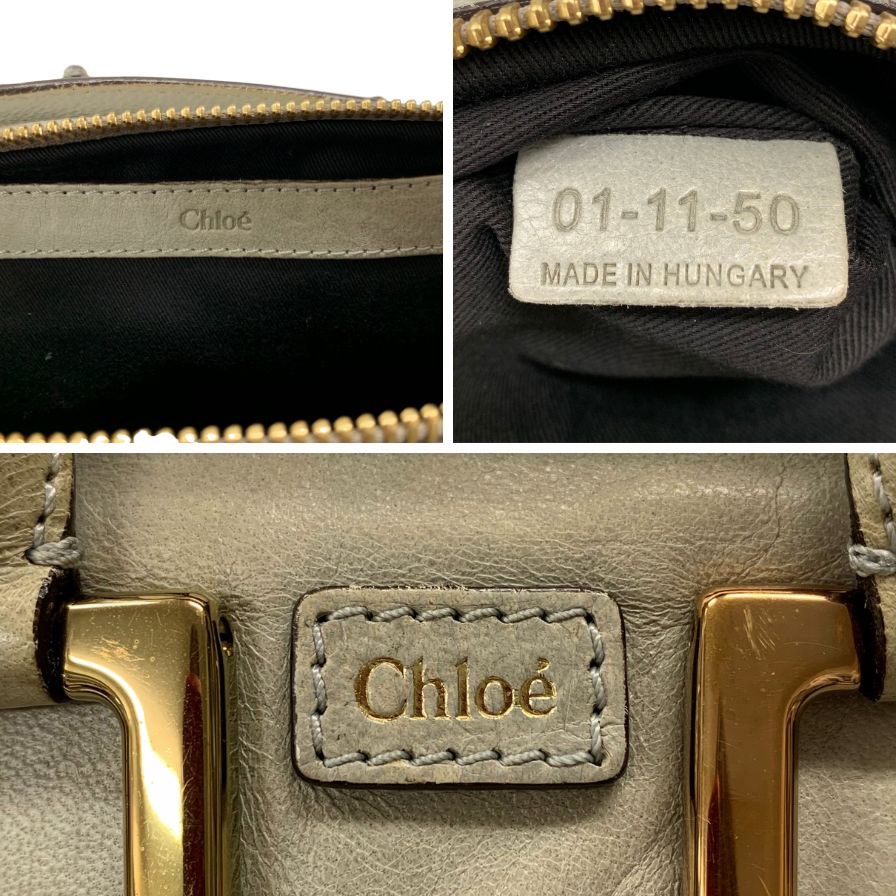 クロエ ショルダーバッグ エテル 2WAY レザー ホワイト レディース Chloe【AFE9】