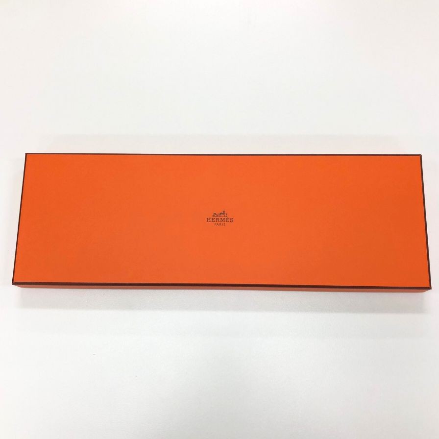 エルメス ネクタイ シルク グレー スレ ハート HERMES【AFB55】