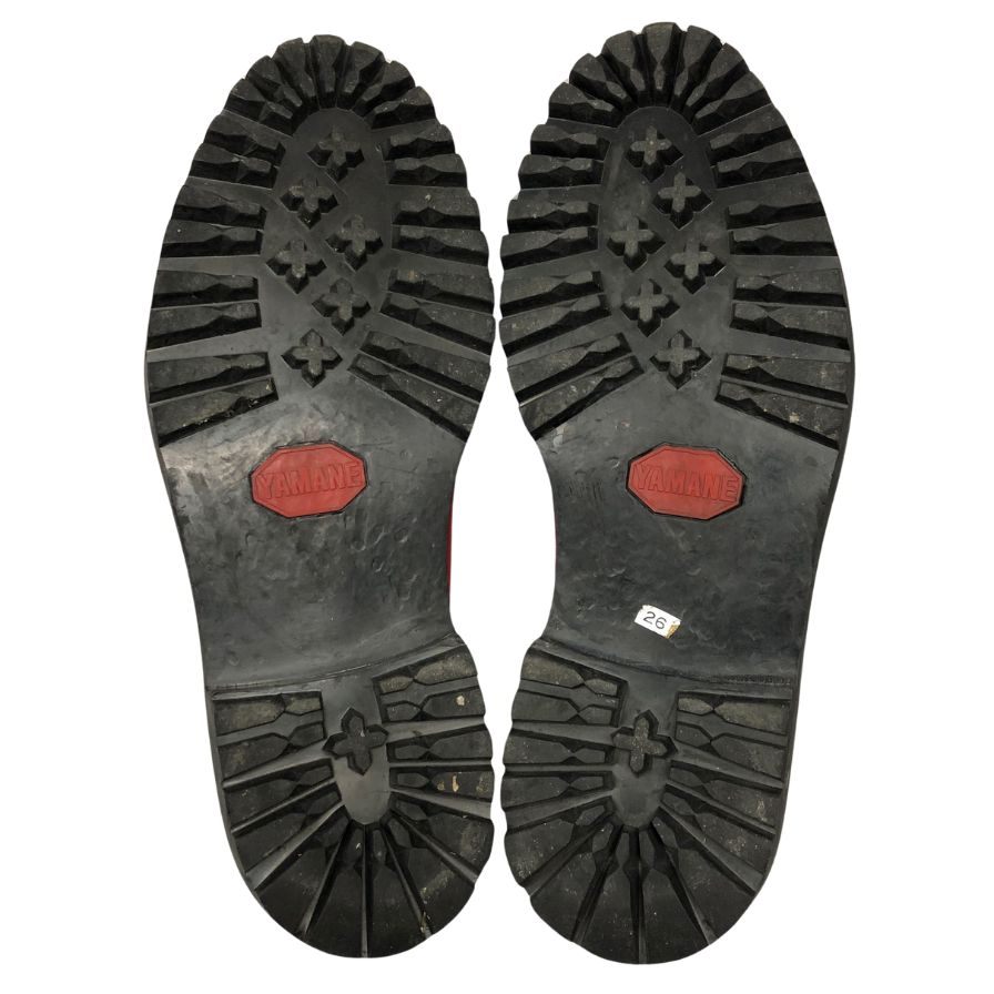 エヴィス 山根靴店 チロリアンシューズ レザー 2006 サイズ26.5 メンズ レッド EVISU YAMANE SHOES 約26.5cm【AFC35】