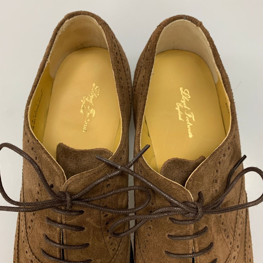 ロイドフットウェア レザーシューズ 2826ER04 ウイングチップ スエード メンズ サイズ7.5 ブラウン系 Lloyd Footwear 約26.0cm【AFD1】