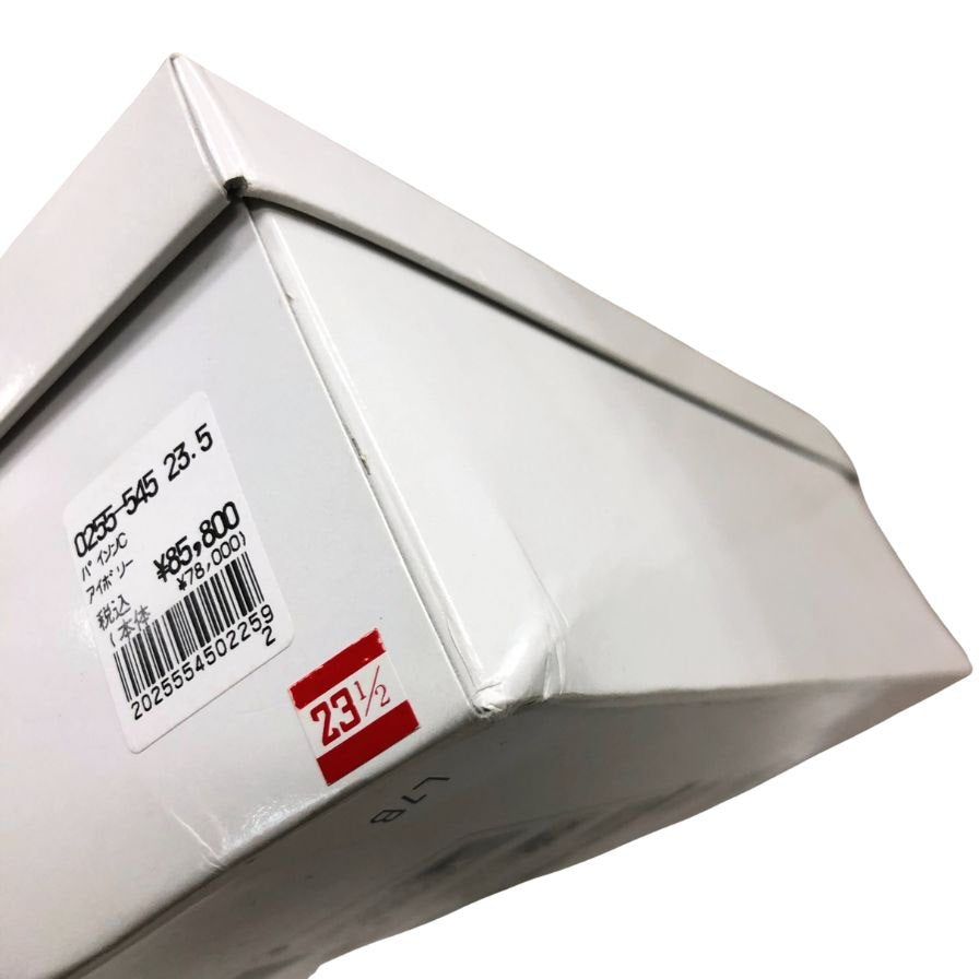 新宿屋 スニーカー メッシュ×パイソン 0255ー545 23.5cm レディース アイボリー shinjukuya 約23.5cm【7-14】