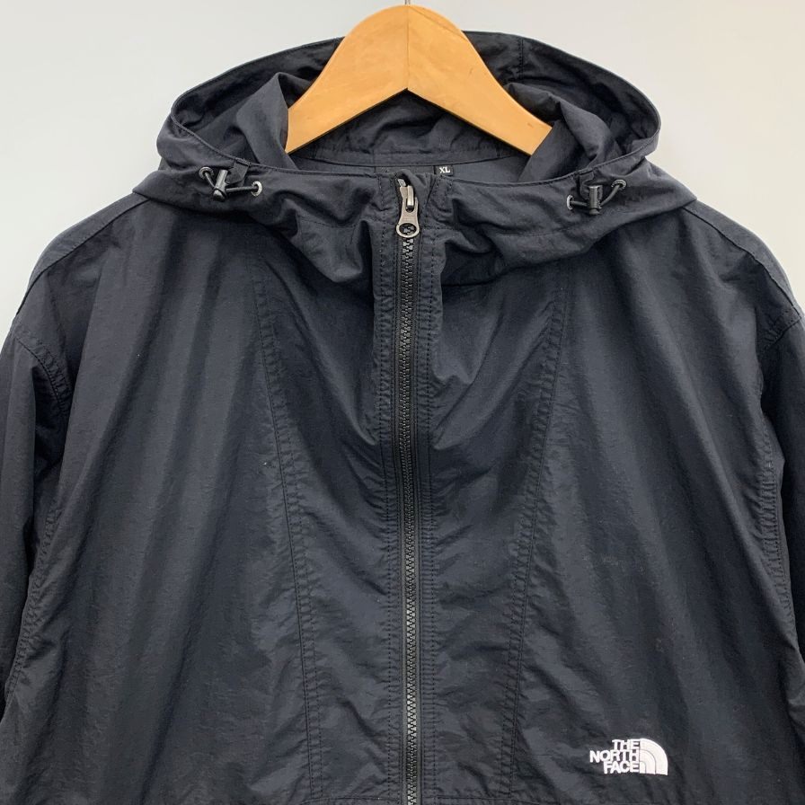 極美品◆ザ ノースフェイス コンパクトジャケット NP72230 メンズ ブラック サイズXL THE NORTH FACE 【AFB45】