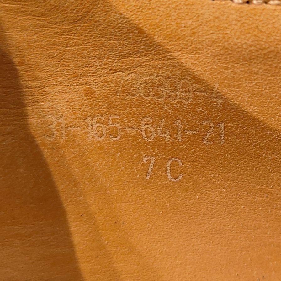 ジェイエムウエストン レザーシューズ 641 ゴルフ Uチップ ボックスカーフ ブルー サイズUK7C J.M.WESTON ビジネスシューズ 約25.0cm【LA】【中古】