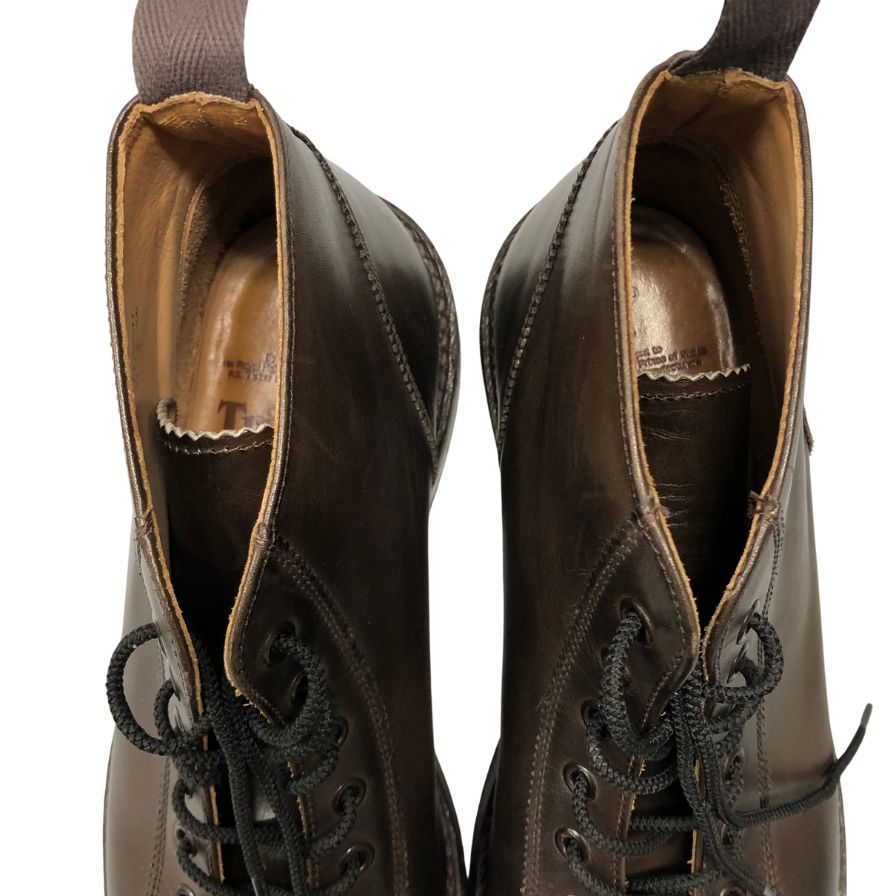 トリッカーズ レザーシューズ モンキーブーツ 6077 レザー ブラウン サイズUK9 メンズ Tricker's ブーツ 約28.0cm【LA】【中古】