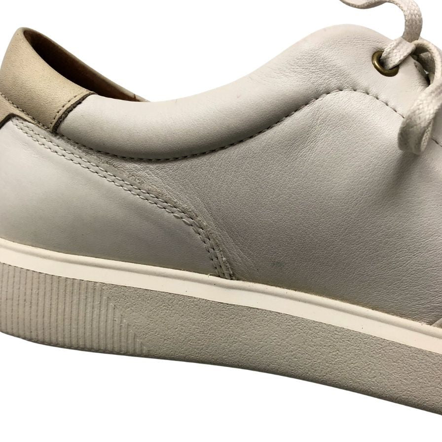 クラークス レザー スニーカー ホワイト サイズ27.0cm メンズ Clarks 約27.0cm【AFC7】