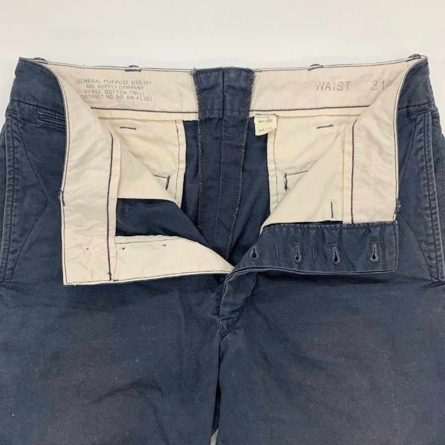 ダブルアールエル ラルフローレン ハーフパンツ ショーツ ブルー系 メンズ サイズ31 RRL RALPH LAUREN 【AFB28】