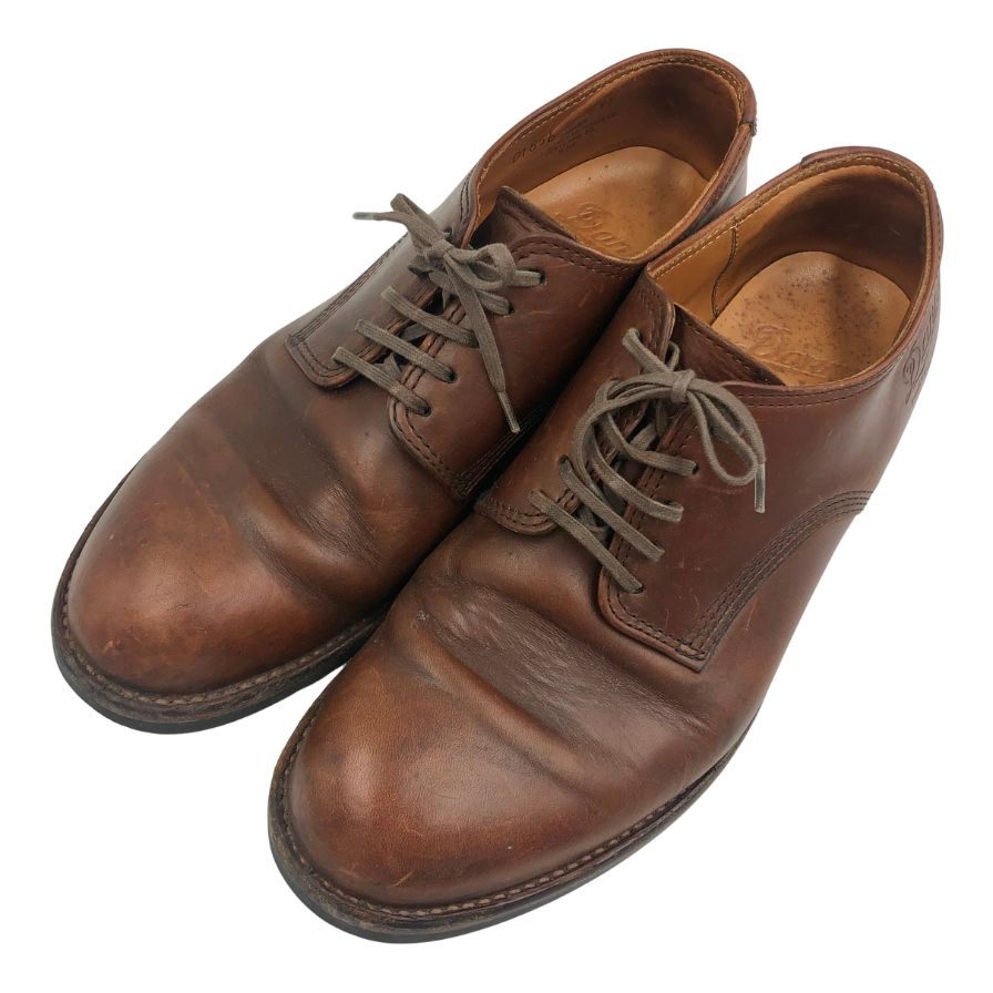 ダナー ダービーシューズ プレーントゥ ブラウン サイズ9 メンズ Danner 約27.5cm【AFC44】