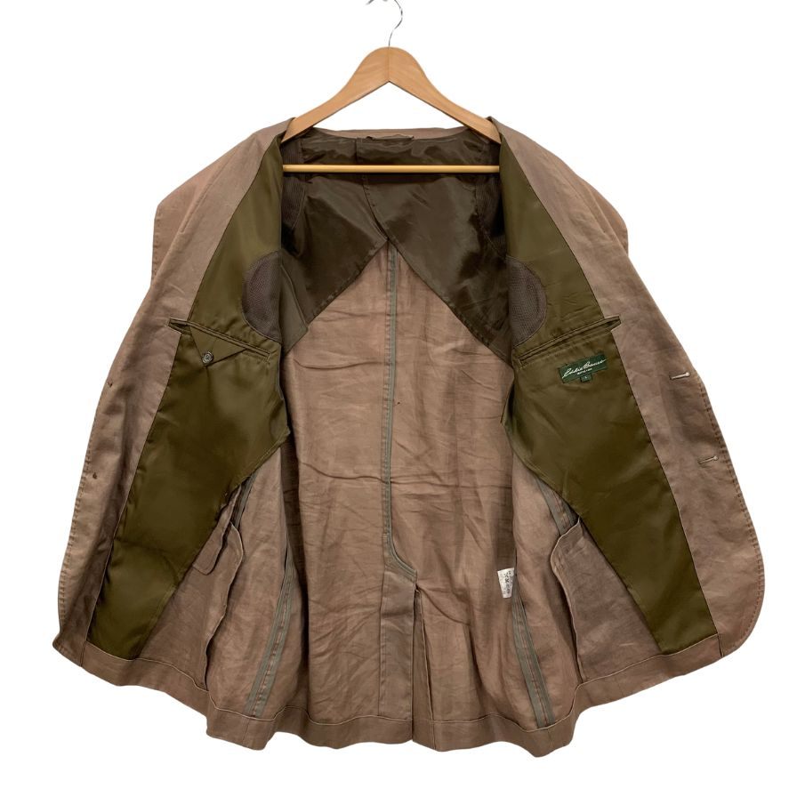 中古◆エディーバウアー ジャケット テーラードジャケット ポリエステル ブラウン サイズL メンズ Eddie Bauer 【AFB27】