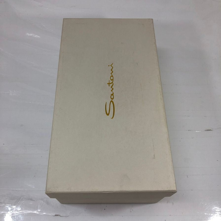 サントーニ レザーシューズ キャップトゥ ダブルモンク 14304 スエード ブラウン メンズ サイズUK5.5 Santoni 約24.0cm【AFD9-2】
