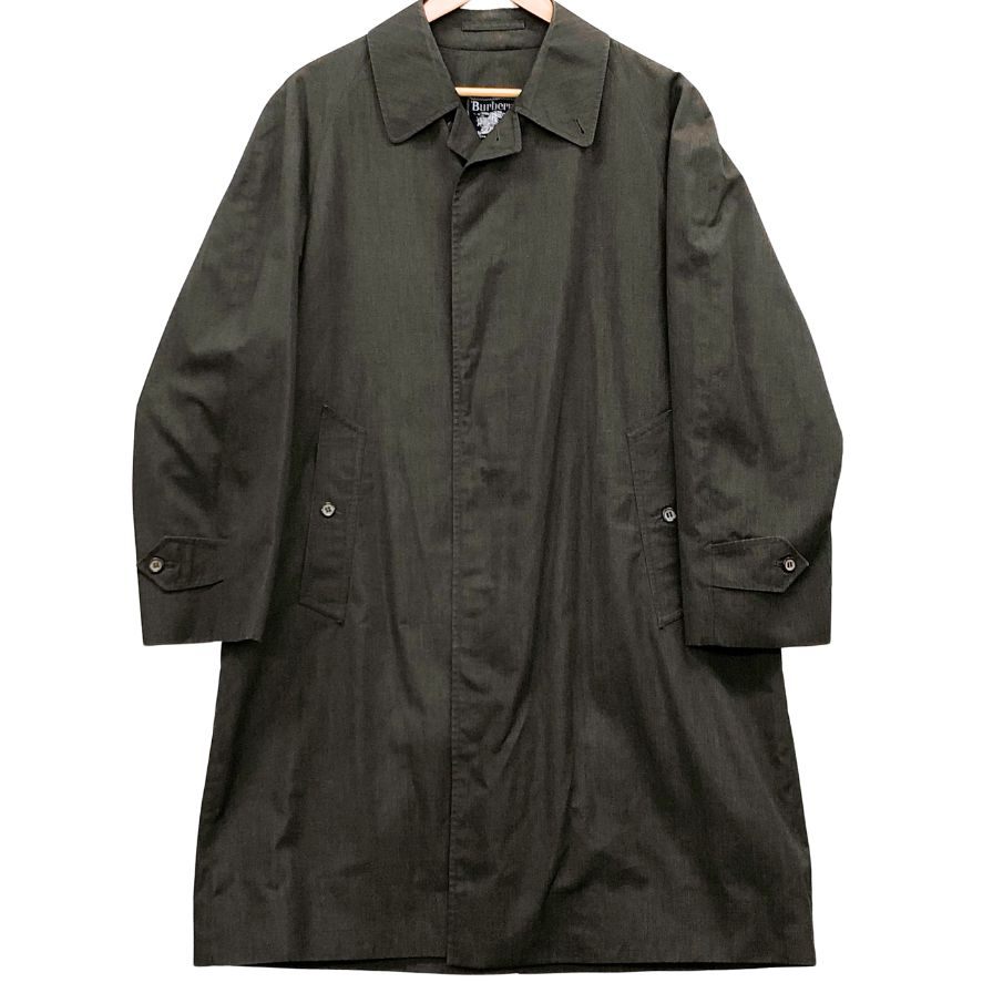 美品◆バーバリー バルカラーコート 旧タグ ブラウン メンズ サイズ M Burberry 【AFA15】