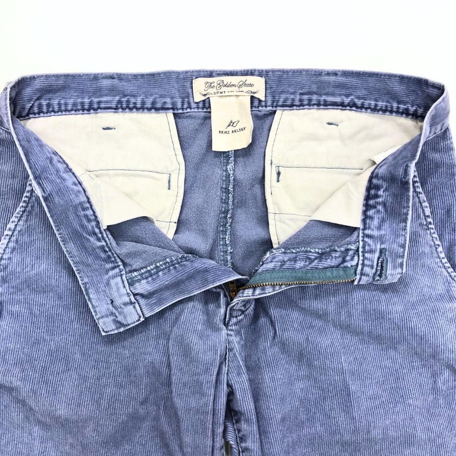 レミレリーフ ハーフパンツ コーデュロイ コットン ポリエステル ブルー系 サイズM メンズ REMI RELIEF 【AFB3】
