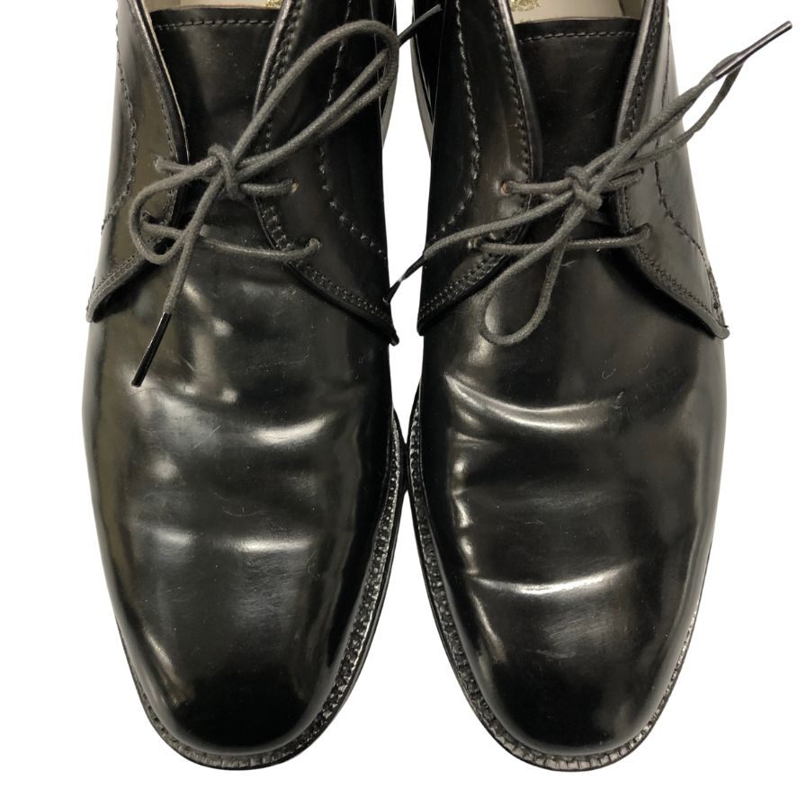 オールデン レザーシューズ LEATHER SOUL別注 14789 コードバン プラザラスト ブラック サイズUS7D Alden ビジネスシューズ 約25.0cm【LA】【中古】