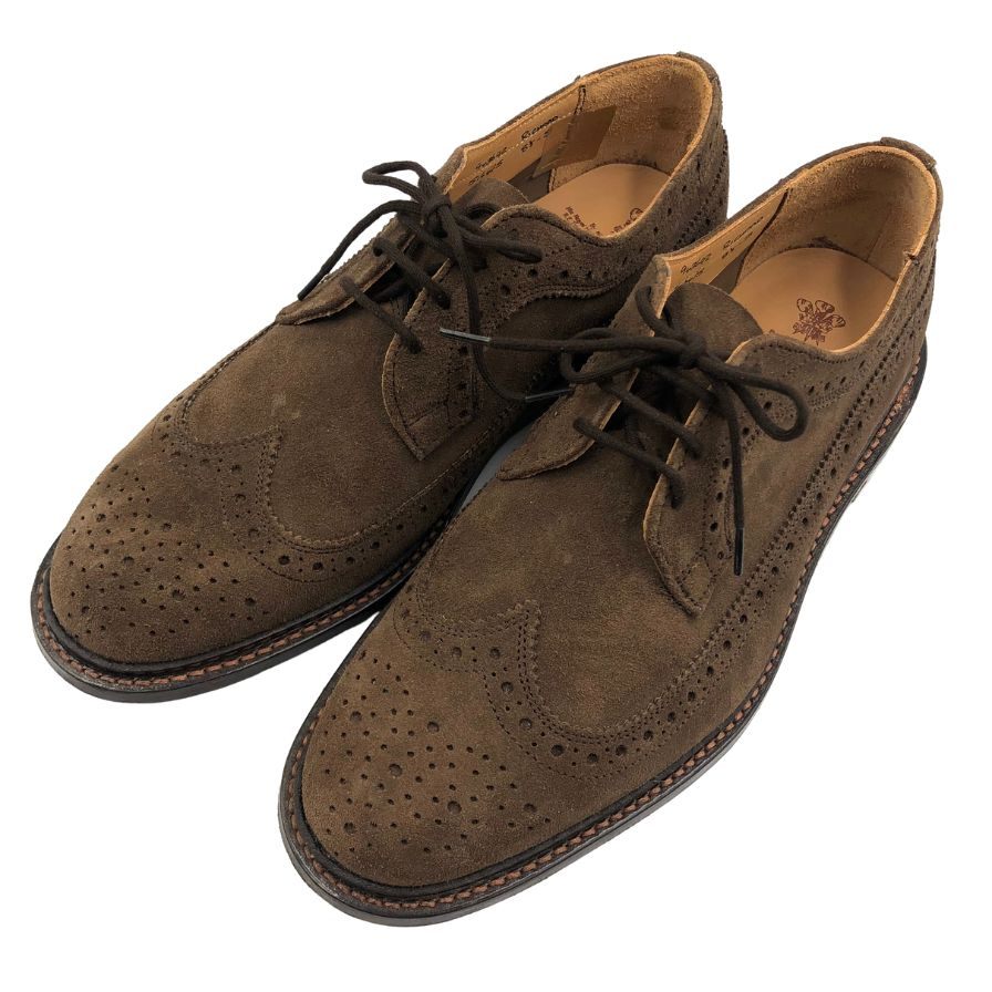 トリッカーズ シューズ リチャード 943692 スエード ブラウン系 サイズ8.5 メンズ Tricker's 約27.0cm【AFD1】