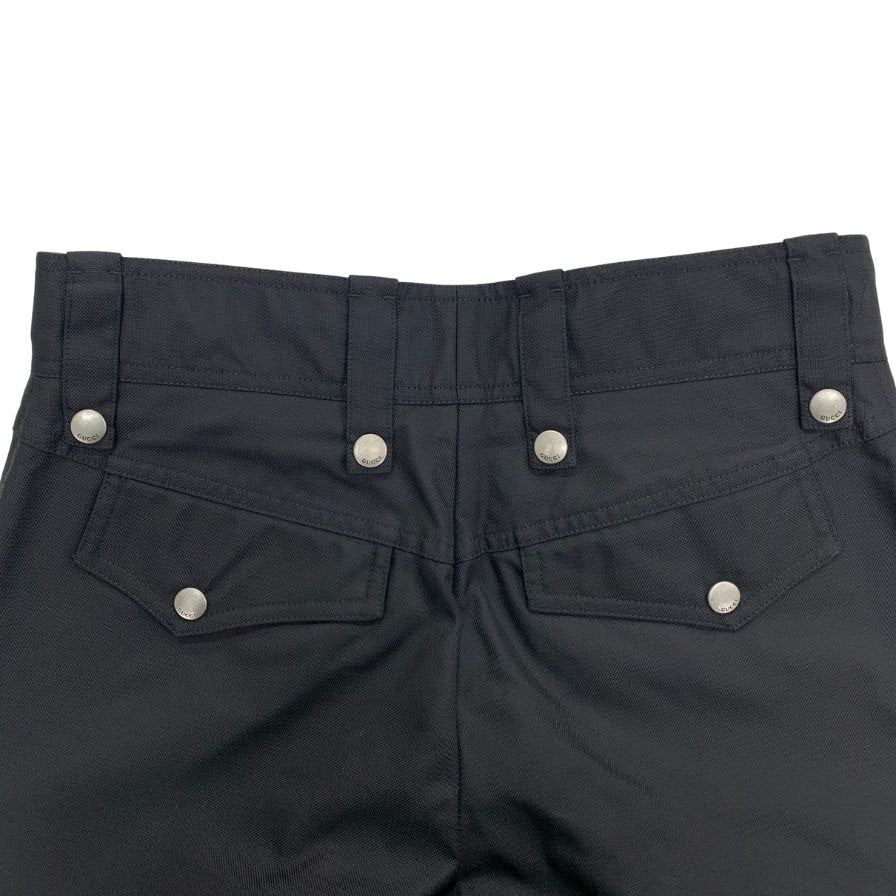グッチ 23SS カーゴパンツ ナイロン ブラック メンズ サイズ44 メンズ 710432 GUCCI 【AFB36】