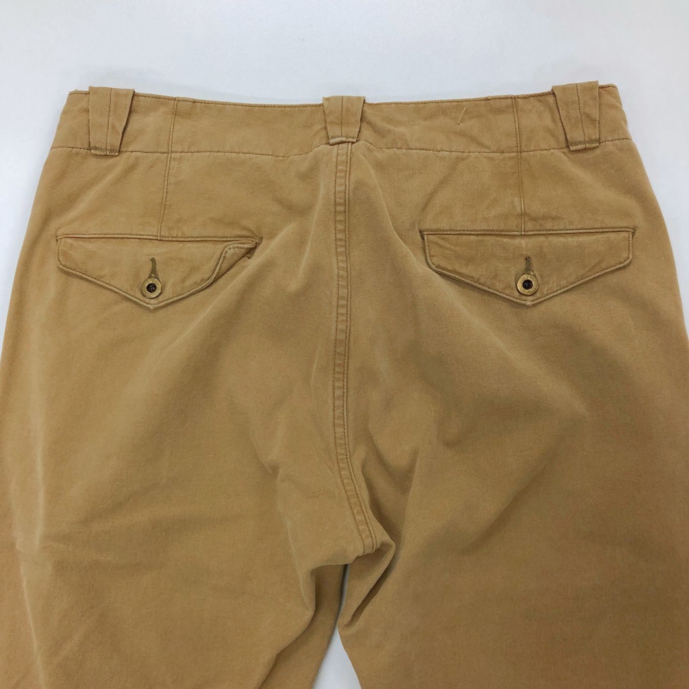 ダブルアールエル チノパン ボタンフライ ベージュ メンズ サイズ W29 L30 RRL RALPH LAUREN 【AFB5】