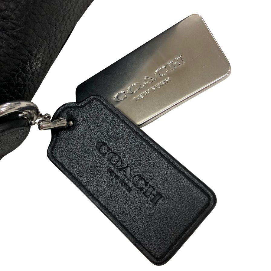 コーチ ショルダーバッグ ルーカス クロスボディ シグネチャー ジャカード CO915 ブラック COACH【AFE11】