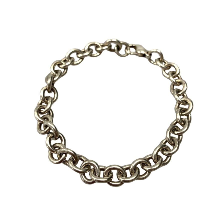 ティファニー ブレスレット ドーナツリンク チェーン シルバー SV925 メンズ Tiffany&Co.