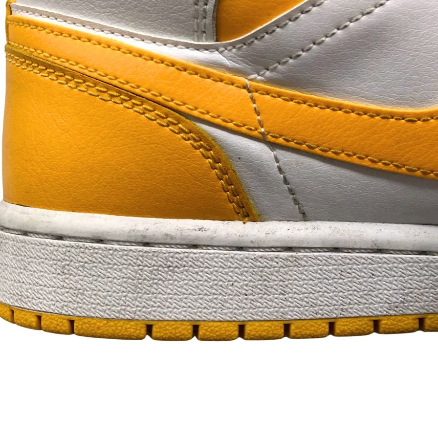 ナイキ スニーカー エアジョーダン 1 BQ6472-117 イエロー系 サイズ26.5 メンズ NIKE WMNS AIR JORDAN 1 MID 約26.5cm【AFC8】