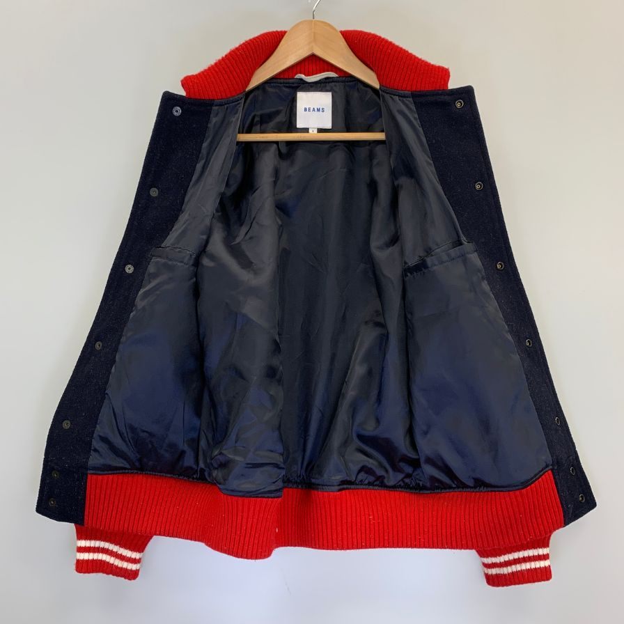 中古◆ビームス スタジャン ボタン メンズ ネイビー サイズS BEAMS 【AFB13】