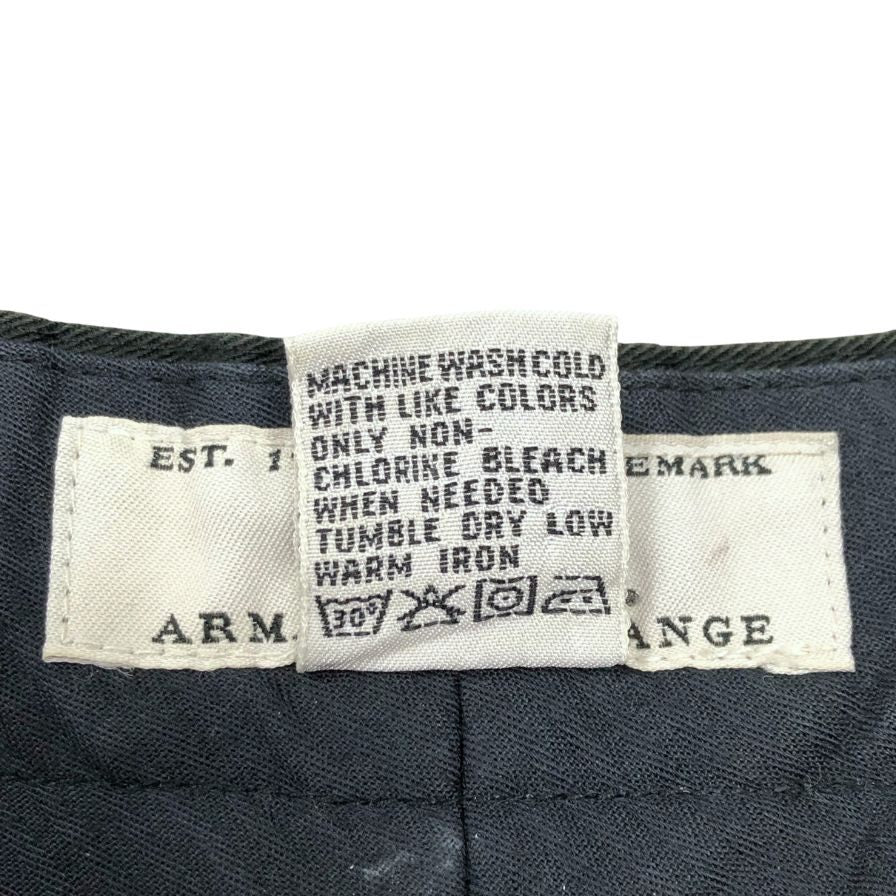 アルマーニエクスチェンジ パンツ ボタンフライ ブラック メンズ サイズ31 Armani Exchange 【AFB37】