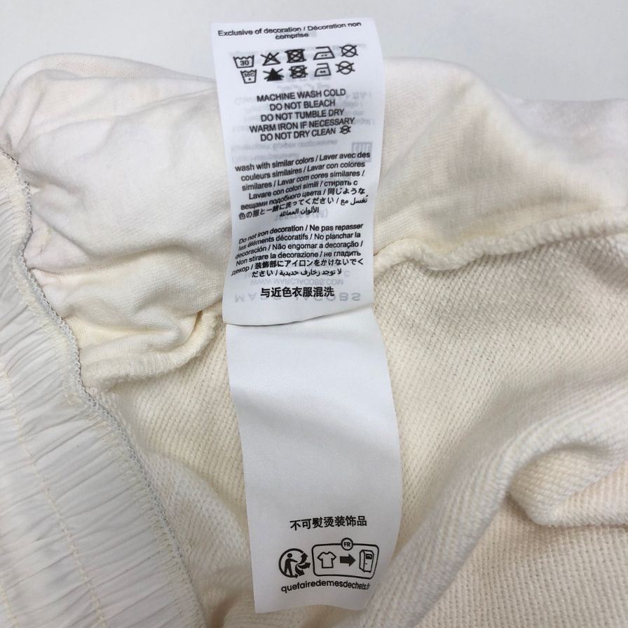 マークジェイコブス スウェットパンツ モノグラム サイズM メンズ ホワイト系 MARC JACOBS 【AFB17】