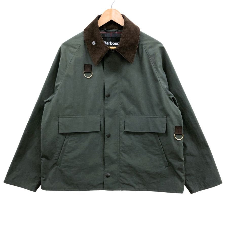 極美品◆バブアー ジャーナルスタンダード ブルゾン スペイ メンズ Mサイズ カーキ BARBOUR JOURNAL STANDARD SPEY 【AFB5】