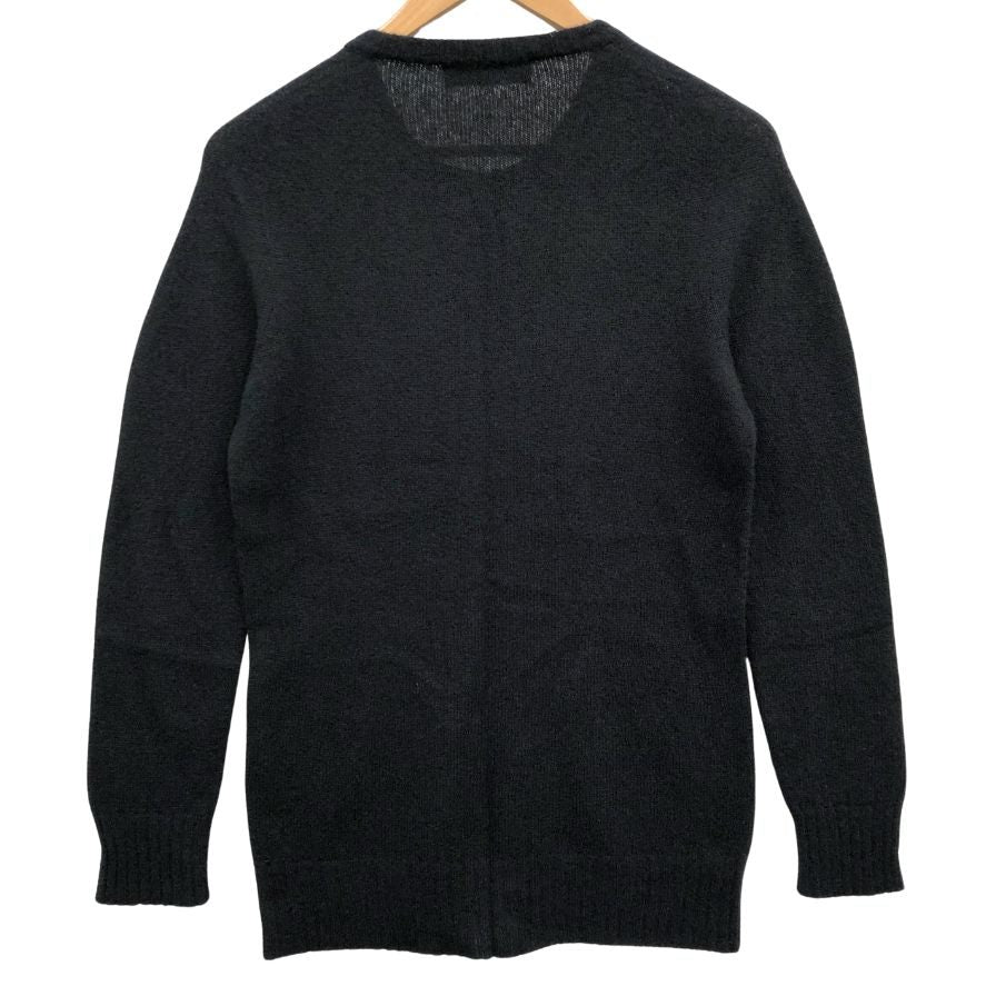 極美品◆ドルチェ&ガッバーナ カーディガン カシミア&シルク レディース サイズ42 ブラック DOLCE&GABBANA 【AFB31】
