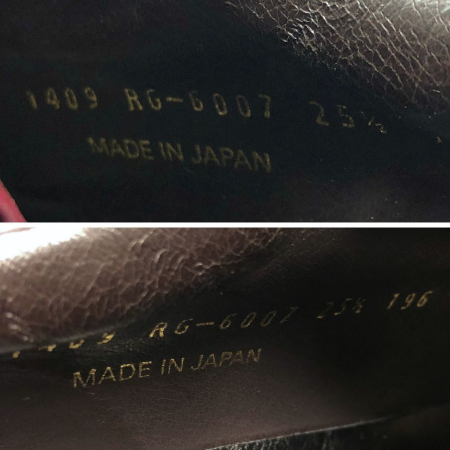 大塚製靴 レザースニーカー パープル系 メンズ サイズ25.5 RG-6007 OTSUKA 約25.5cm【AFC28】