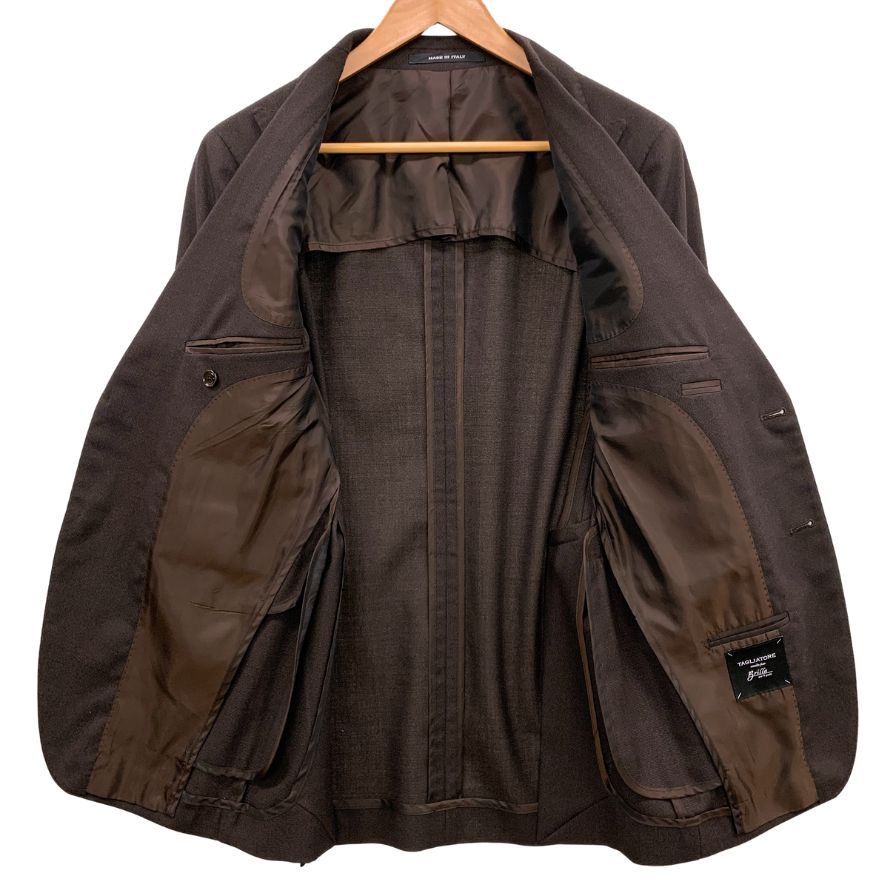 タリアトーレ スーツ セットアップ ウール サイズ44 ブラウン メンズ TAGLIATORE【AFB24】