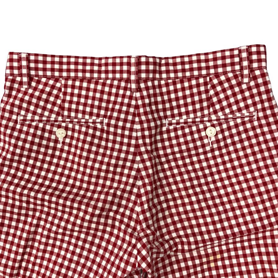 ポロ ラルフローレン ショートパンツ チェック柄 レッド系 メンズ サイズ31 POLO by RALPH LAUREN 【AFB38】