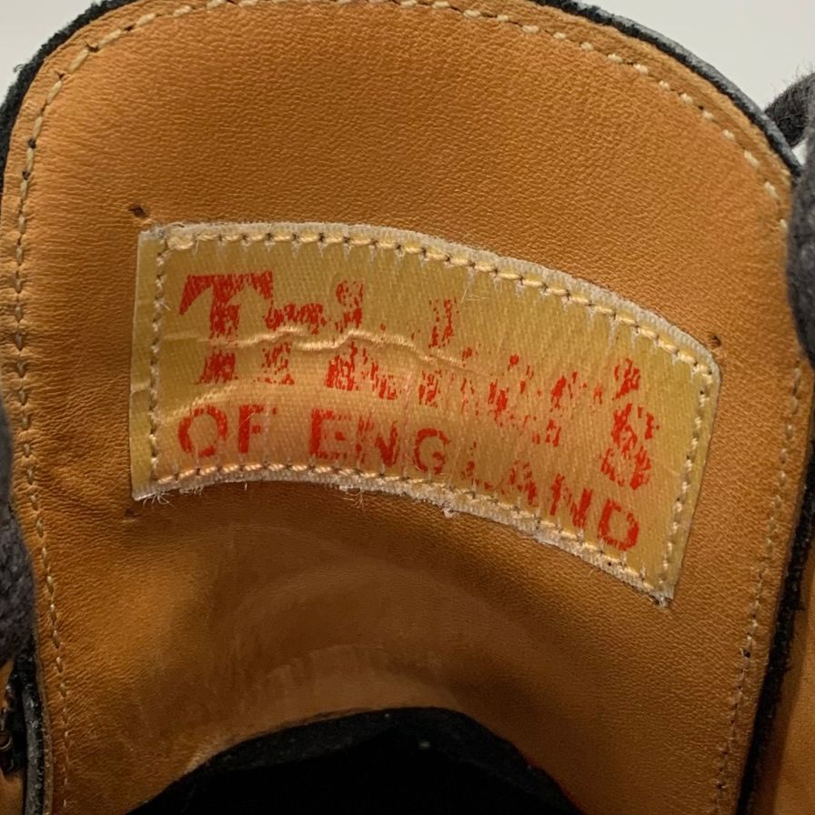 トリッカーズ カントリーブーツ M2508 モールトン カーフ コマンドソール メンズ サイズ7ハーフ ブラック Tricker`s ブーツ 約26.5cm【LA】【中古】