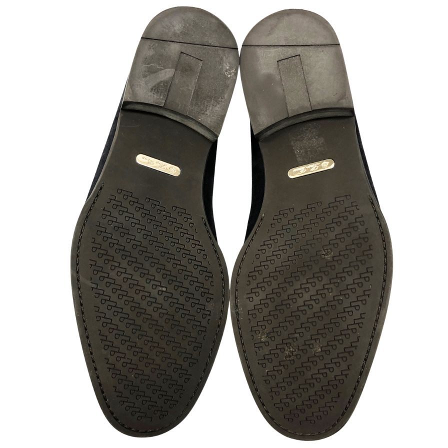 ロロピアーナ タッセルローファー CITY WALK スエード ネイビー サイズ39 Loro Piana 約24.0cm【AFD15-2】