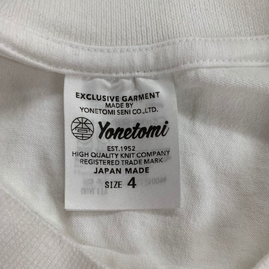 中古◆ヨネトミ ニューベーシック Tシャツ メンズ サイズ4 Yonetomi NEW BASIC T-SHIRT 【AFB48】