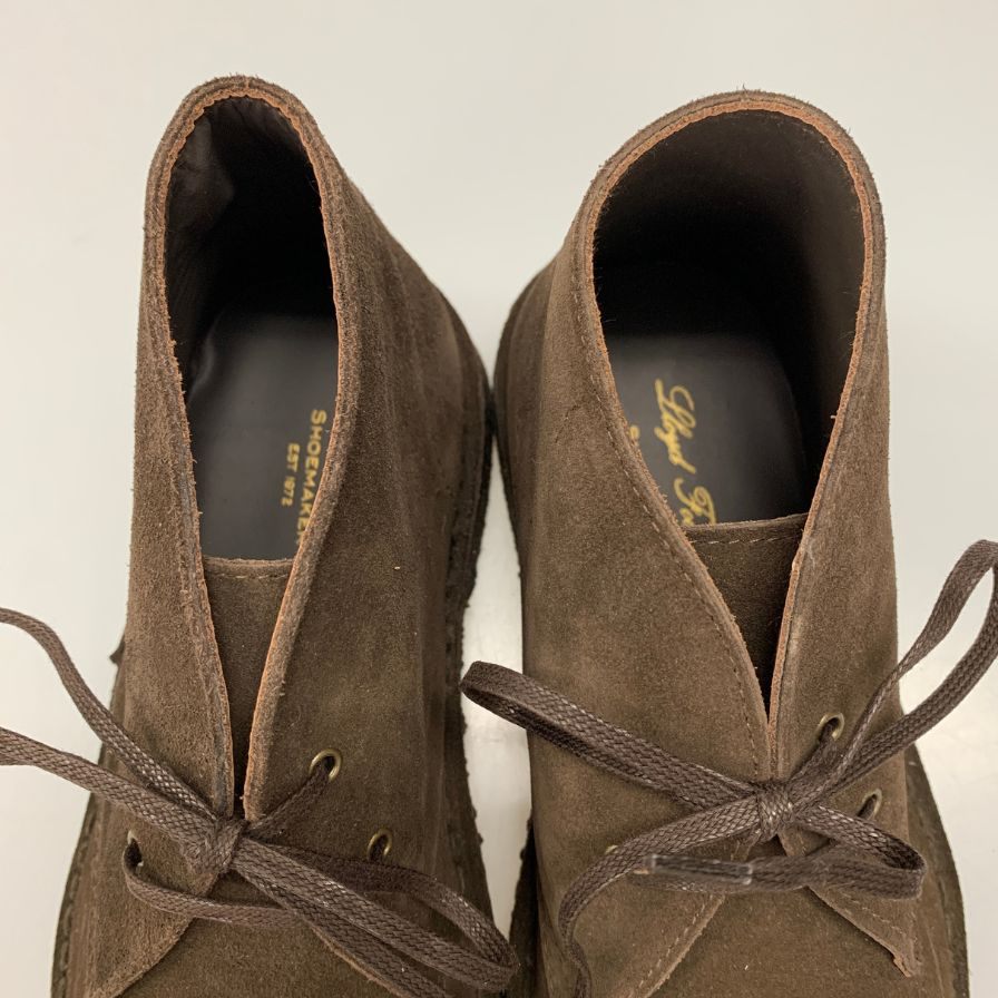 ロイドフットウェア レザーシューズ チャッカブーツ スエード クレープソール メンズ サイズ41 ブラウン系 Lloyd Footwear 約26.0cm【AFD4】