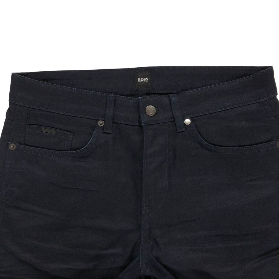 ヒューゴボス コットンパンツ ネイビー メンズ US32 HUGO BOSS 【AFB26】