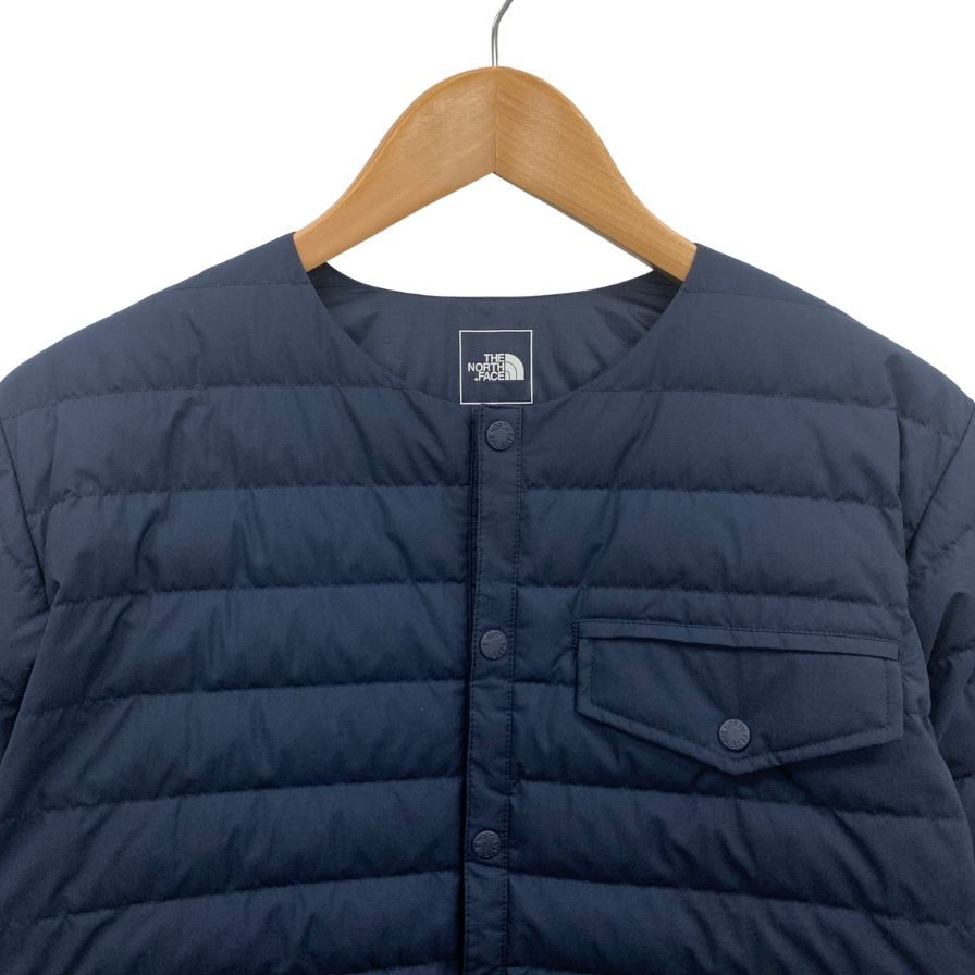 美品◆ザ ノースフェイス ダウンカーディガン ND92262 ウィンドストッパーゼファーシェル ゴアテックス メンズ アーバンネイビー サイズM THE NORTH FACE GORE-TEX WS Zepher Shell Cardigan 【AFB28】