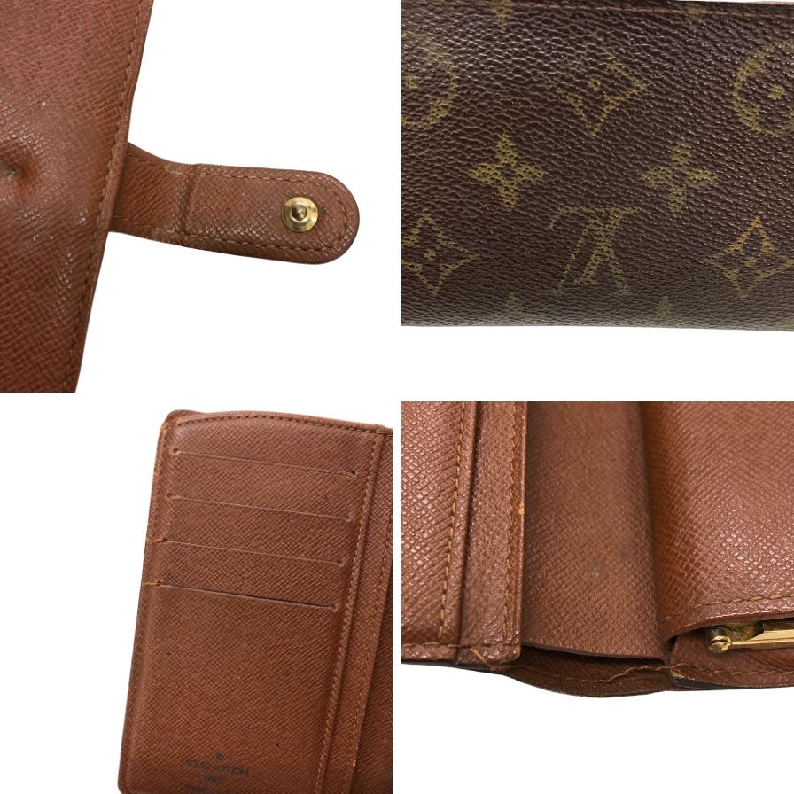 ルイ ヴィトン 財布 二つ折り がま口 ポルトフォイユヴィエノワ M61674 モノグラム レディース LOUIS VUITTON【AFI18】