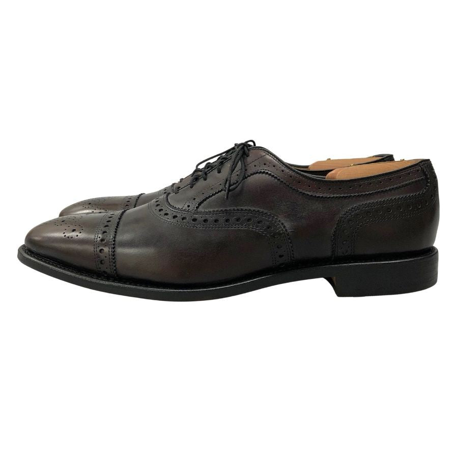 アレンエドモンズ レザーシューズ 6165 Strand パンチドキャップ バーガンディ メンズ サイズ11 Allen Edmonds 約29.0cm【AFD8】