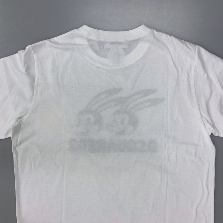 新品同様◆ディースクエアード ツインズラビット Tシャツ メンズ サイズM ホワイト DSQUARED2 【AFB8】