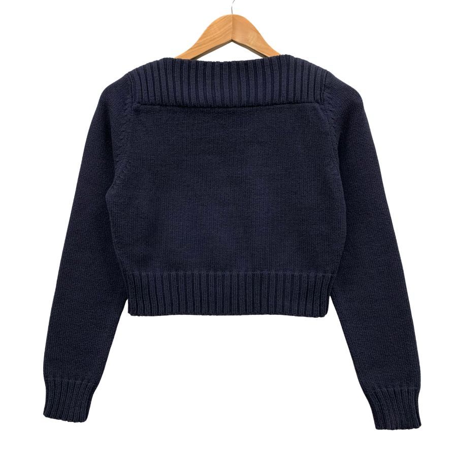 極美品◆フォクシー ニューヨーク ニットセーター サイズ38 紺 レディース 41674-NSKOF603MK FOXEY NEW YORK 【AFB11】
