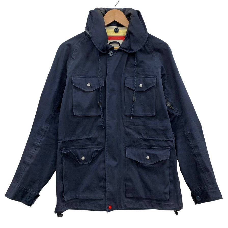 中古◆ヴィズヴィム ビズビム マウンテンパーカ コットン ゴアテックス ラミネート加工 メンズ ネイビー サイズM visvim 【AFB14】