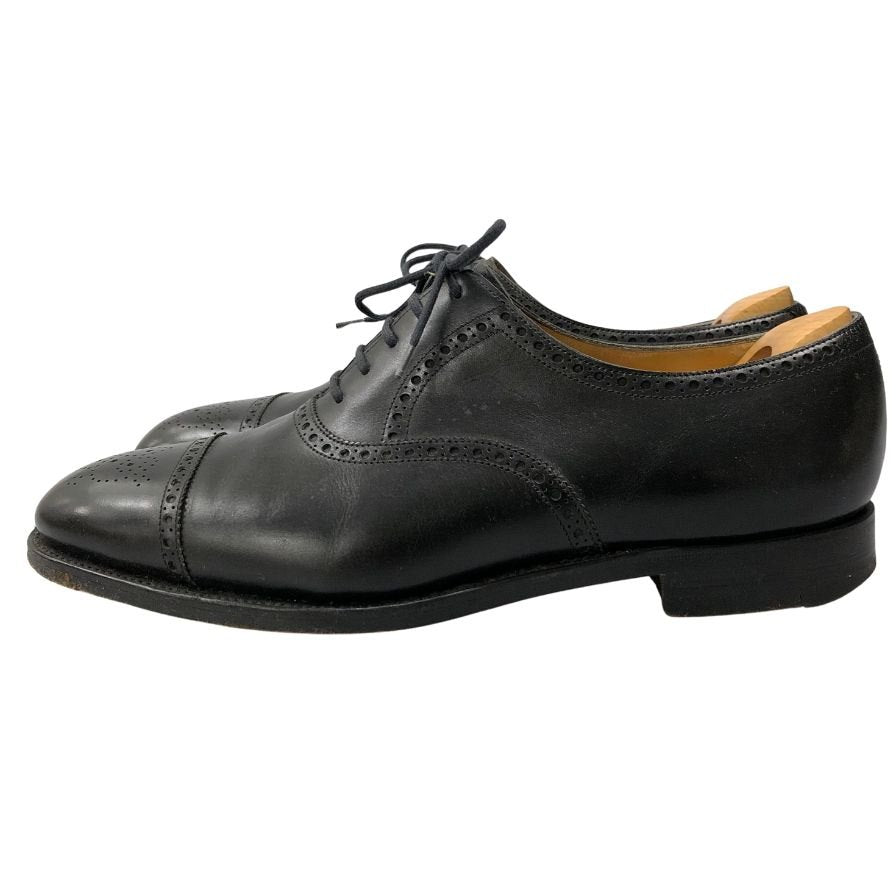 ジョンロブ レザーシューズ セイモア 8695ラスト 8Eサイズ メンズ ブラック JOHN LOBB SEYMOUR ビジネスシューズ 約27.5cm【LA】【中古】