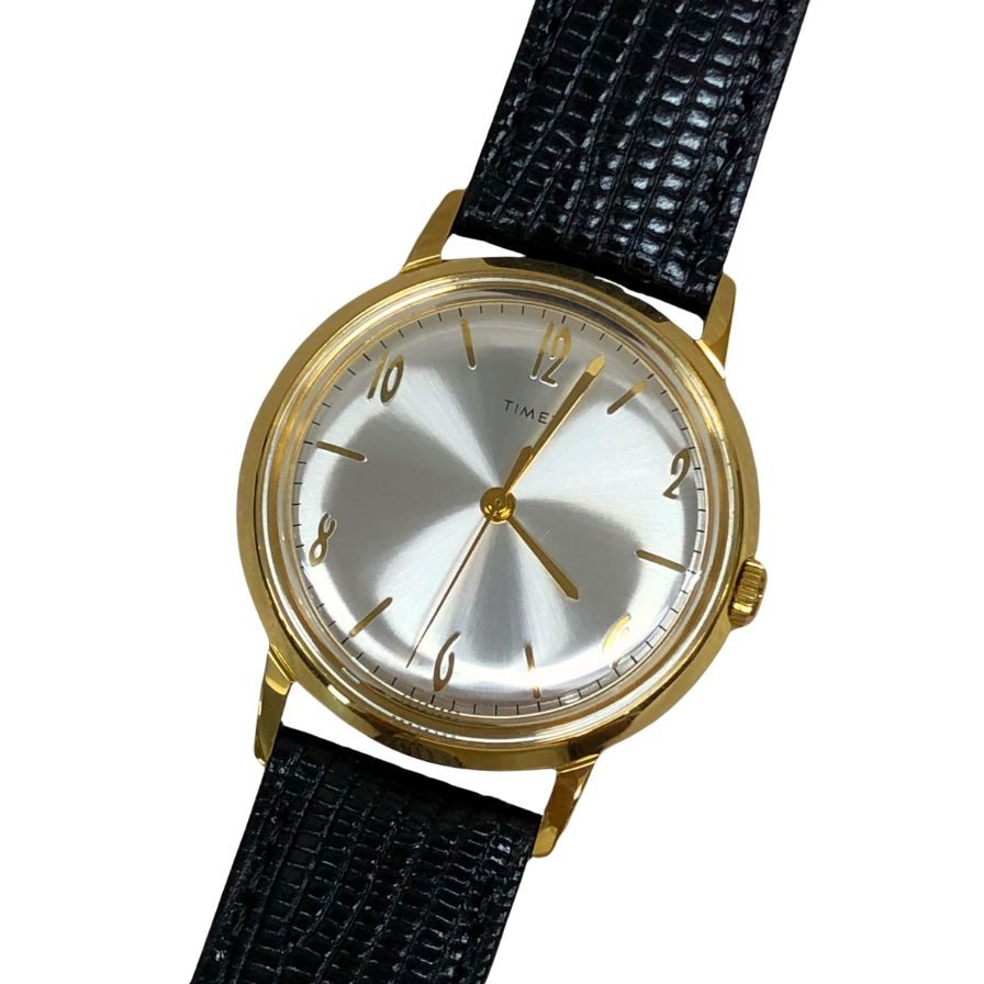タイメックス 腕時計 手巻き時計 マーリン 50S 復刻モデル TW2T18400 ゴールド メンズ TIMEX【AFI7】