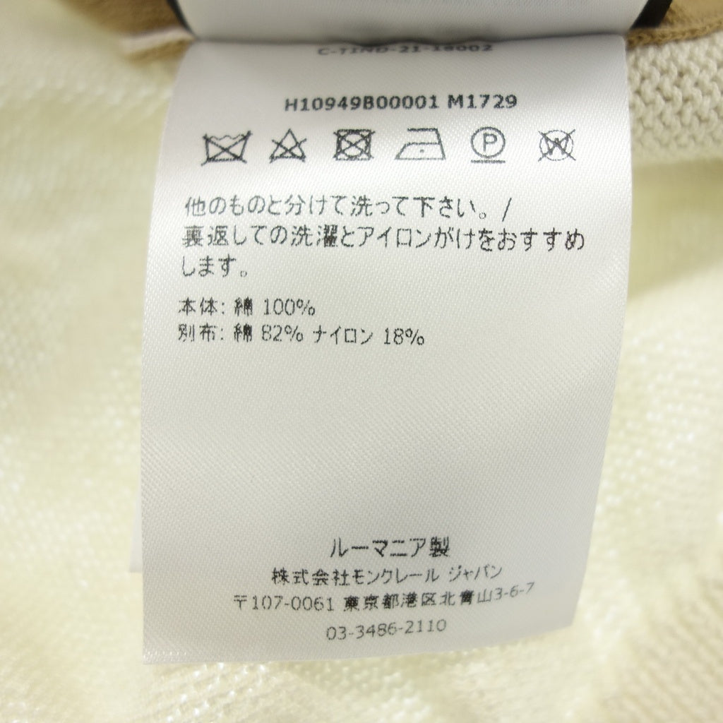 美品◆モンクレール ジーニアス カーディガン CARDIGAN TRIVOT 1952 21SS サイズL ベージュ MONCLER GENIUS レディース【AFB19】