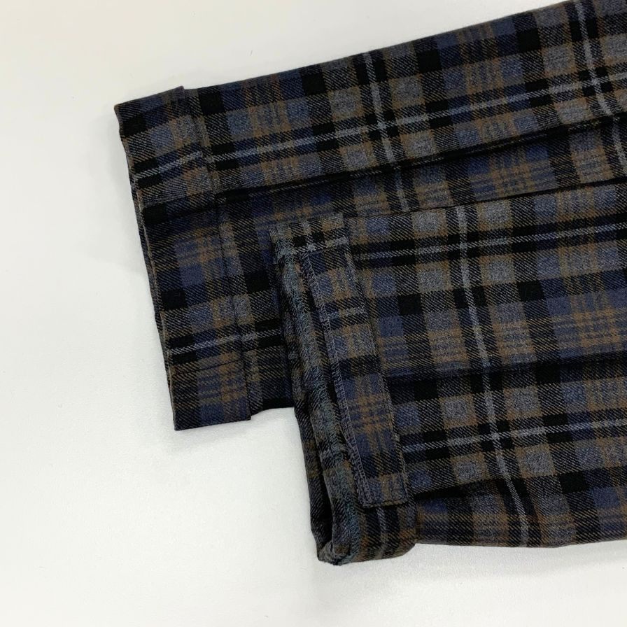 ブルックスブラザーズ スラックス ウール チェック メンズ サイズW30 グレー Brooks Brothers 【AFB41】