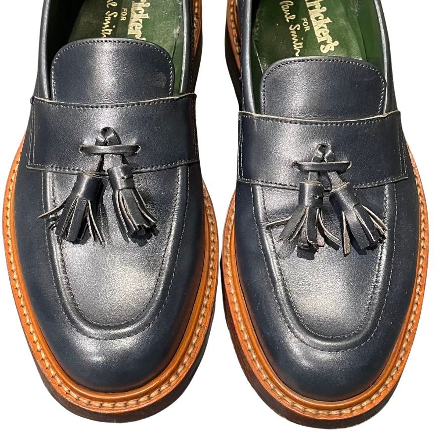 トリッカーズ タッセルローファー ポールスミス別注 M7772 ネイビー メンズ サイズUK7 Tricker’s ローファー 約26.0cm【LA】【中古】