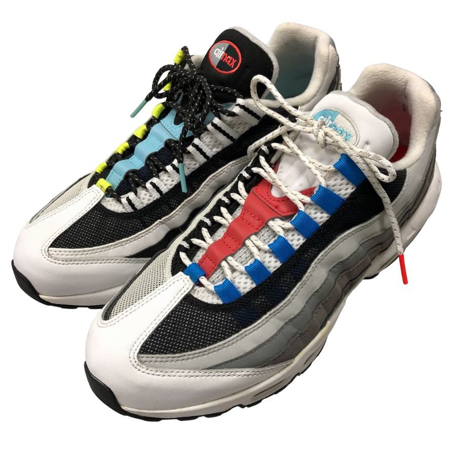 ナイキ スニーカー エアマックス 95 クイックストライク グリーディ2.0 メンズ マルチカラー 27.5cm CJ0589 001 NIKE AIR MAX 95 約27.5cm【AFD15】