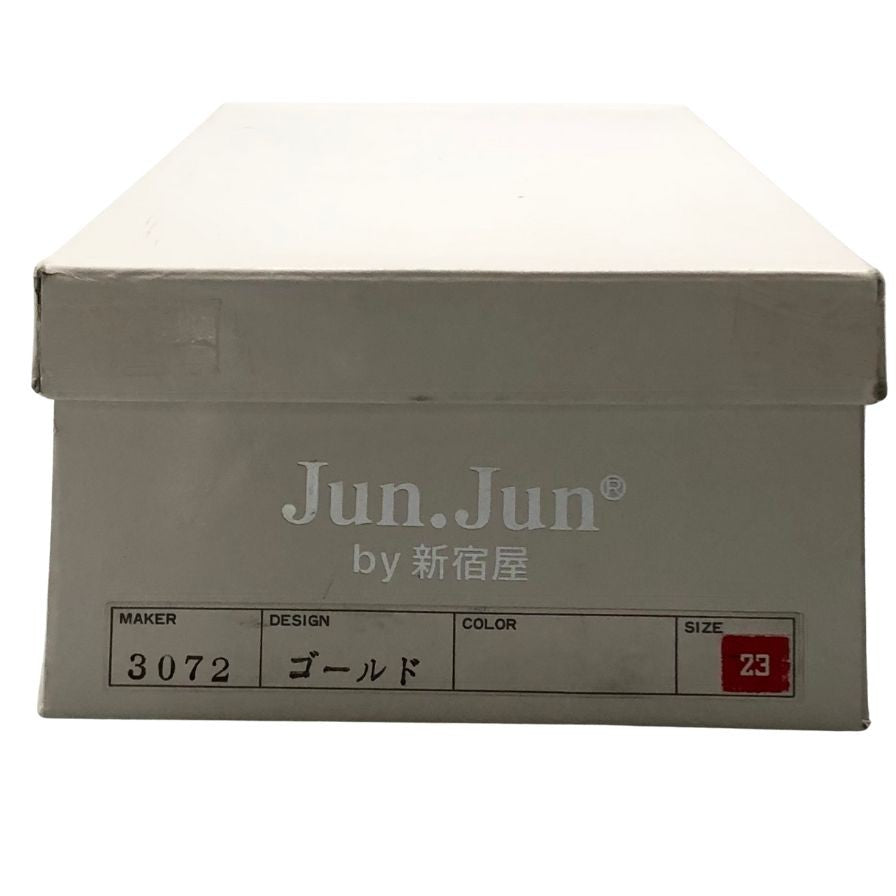 ジュンジュンバイ新宿屋 レザーパンプス レザー 3072 ゴールド サイズ23cm レディース Jun.Jun by shinjukuya 約23.0cm【7-11】