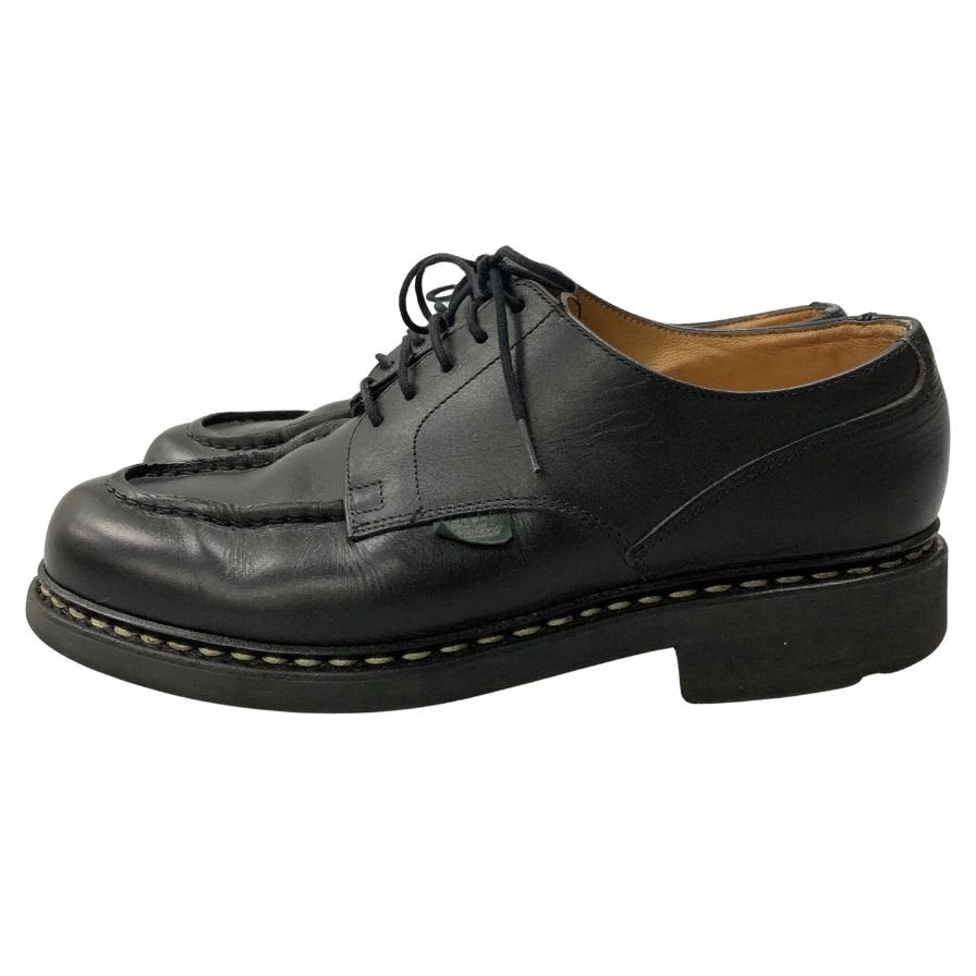 パラブーツ レザーシューズ シャンボード メンズ ブラック サイズ7 PARABOOT CHAMBORD ビジネスシューズ 約25.5cm【LA】【中古】